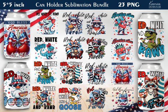 Download Patriotic Funny Quotes Can Cooler Bundle - Can cooler Collection