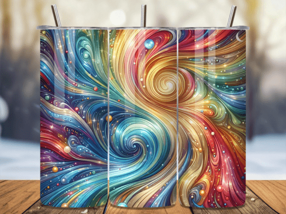 Download Vibrant Swirl Liquid Art Epoxy Tumbler - Epoxy tumbler Collection