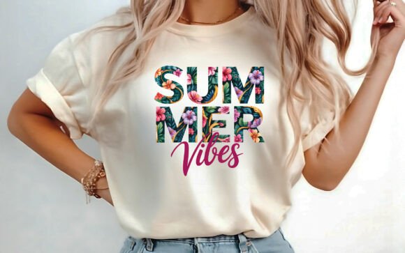 Download Summer Vibes Summer Vacation Shirt PNG - Premium Resources