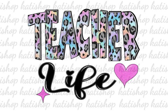 Download Teacher Life Leopard Glitter Sublimation - Glitter sublimation Collection