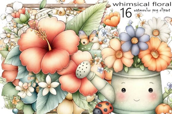 Download Whimsical Floral Love Clipart - Premium Resources
