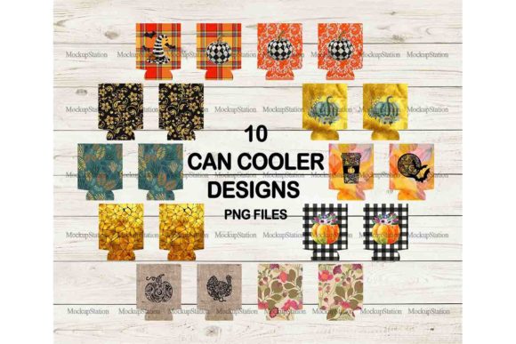 Download Fall Can Cooler Sublimation Bundle - Can cooler Collection